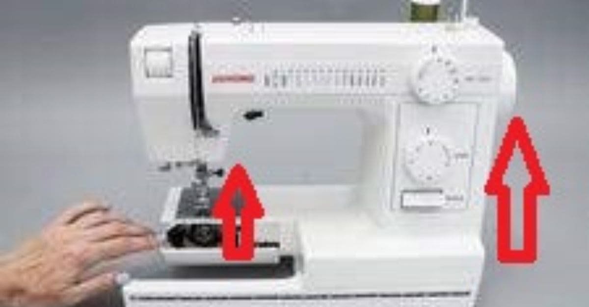 Rotate the Hand Wheel Clockwise to Increase the Needle to its Top Position