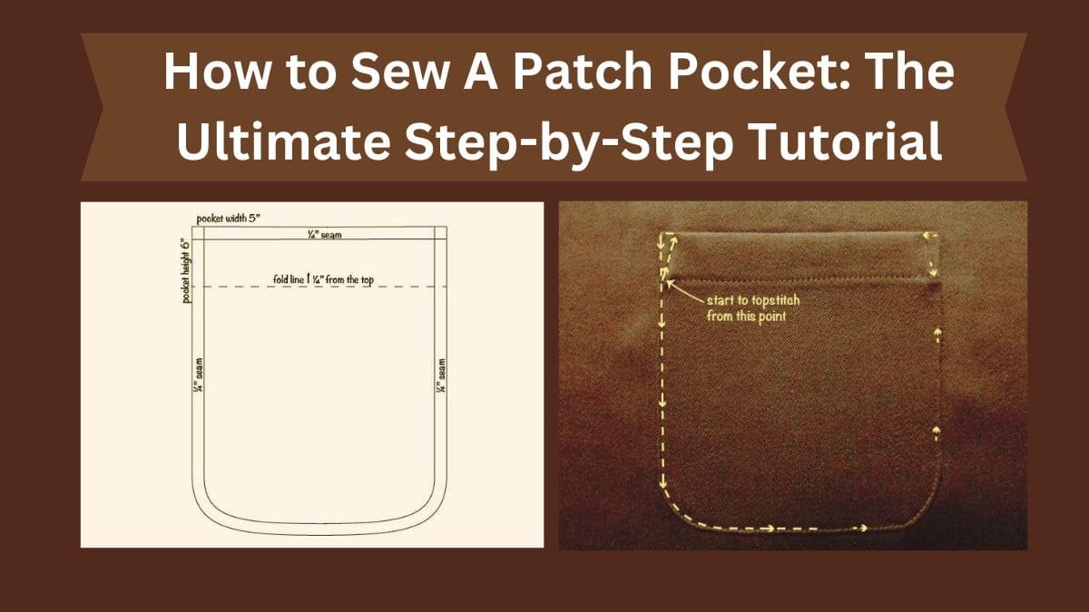 How to Sew a Patch Pocket