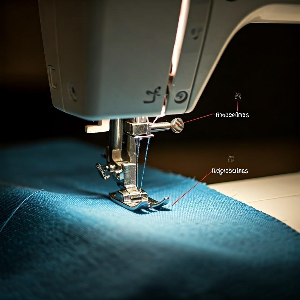 Testing: thread a Kenmore sewing machine