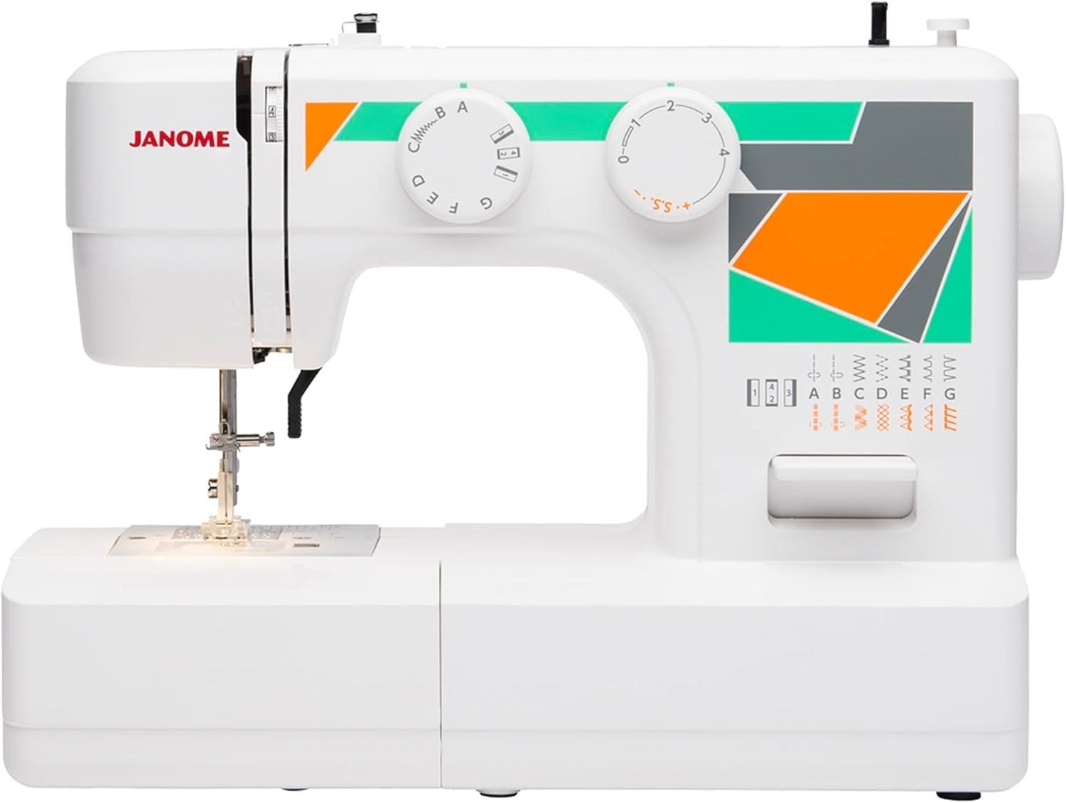 Features of Janome MOD-15 Sewing Machine