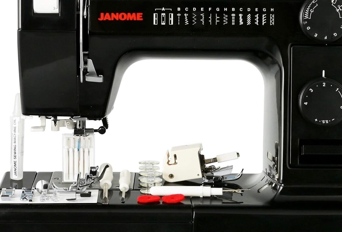 Janome HD1000BE HD1000 Black Edition All Metal Body Sewing Machine Review