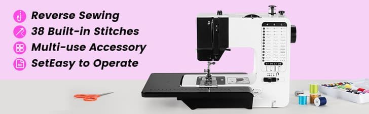 BUXFMHT 38 Stiches Sewing Machine Features and Benefits