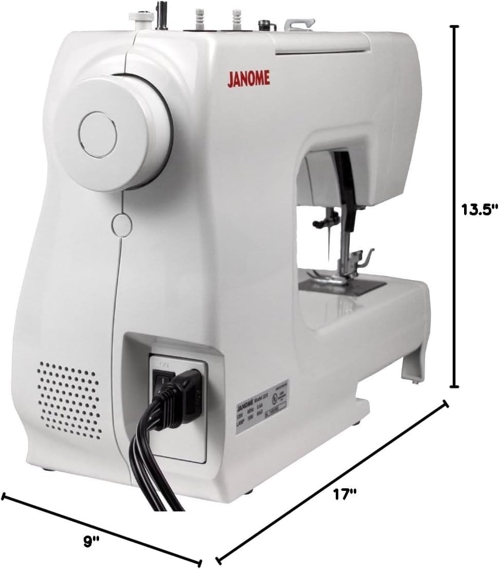 Janome 2212 Dimensions