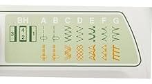 Janome 2212 Machine 12 Stitch Chart