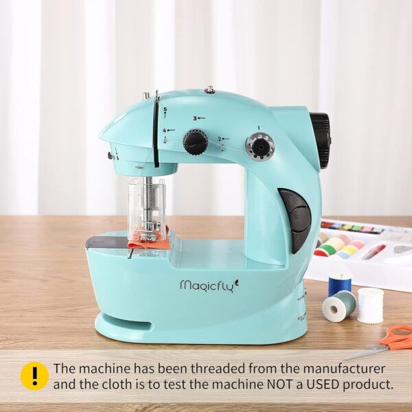 Magicfly Mini Sewing Machine Blue for Beginner, Portable: Review