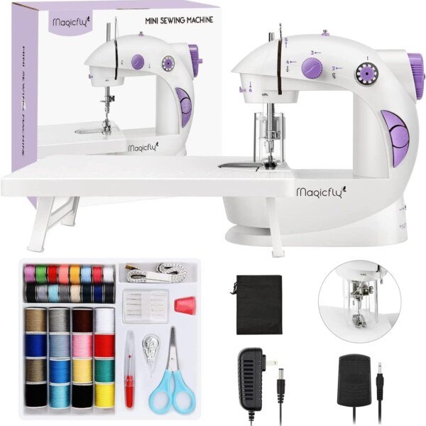 Magicfly Mini Sewing Machine White for Beginner, Light: Review