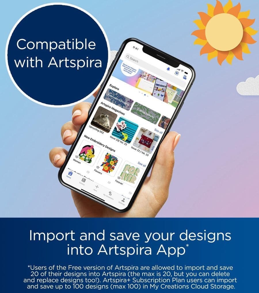 Compatible with Artspira Mobile App