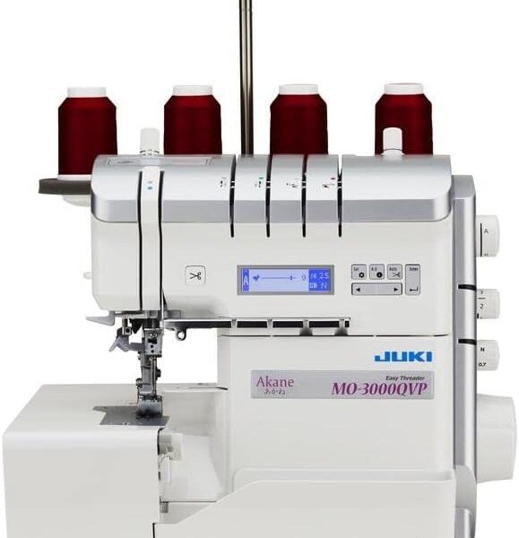 Juki MO-3000QVP Akane Air Threader Serger Machine Specs